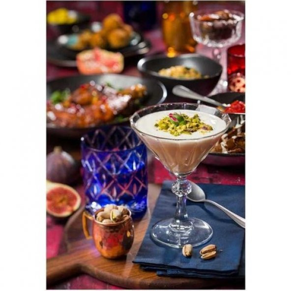 Paşabahçe diamond ayaklı kadeh bardak - çok amaçlı sunum bardağı 440099 - Resim 5