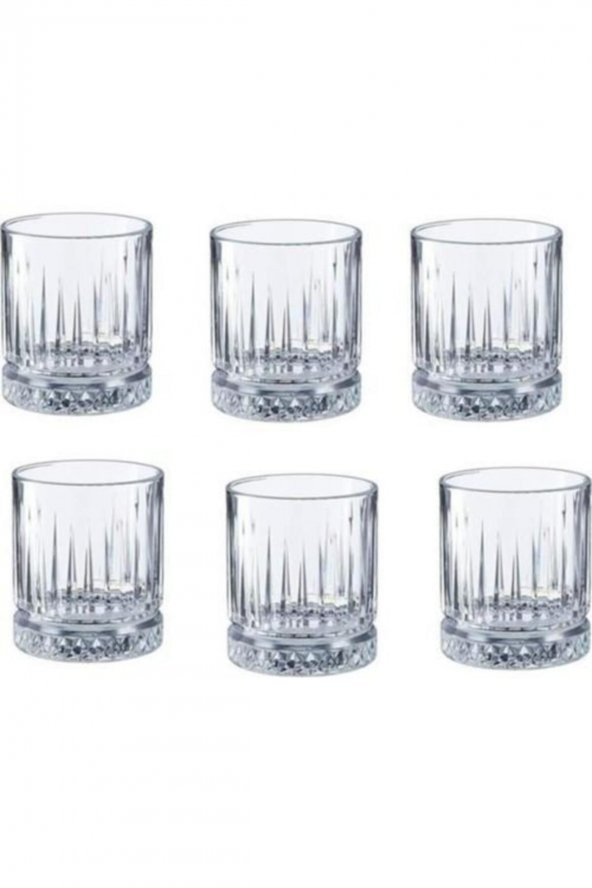 Paşabahçe kristal 6 lı kahve yanı küçük su bardağı - su bardak elysia - 5