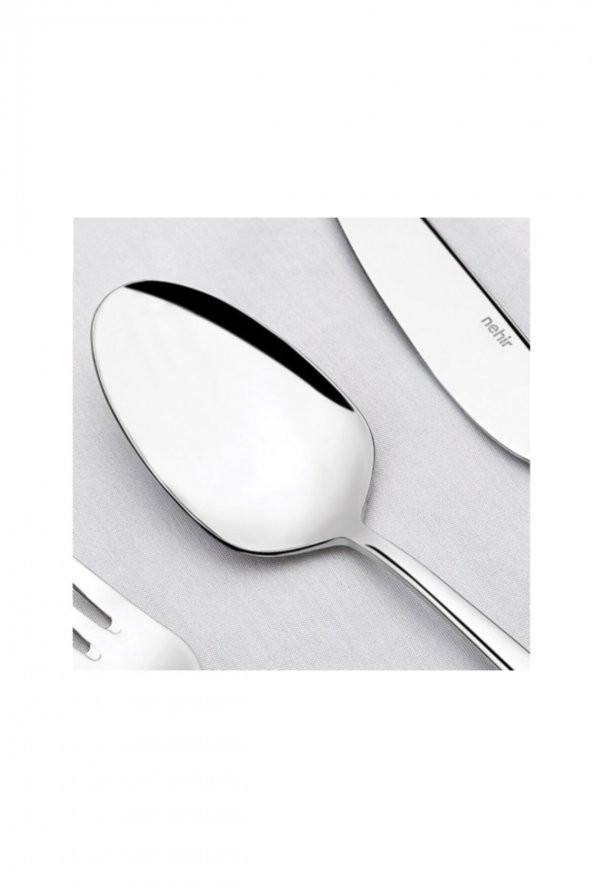 Nehir deniz 77 parça çatal kaşık takımı - çatal kaşık seti - Resim 3