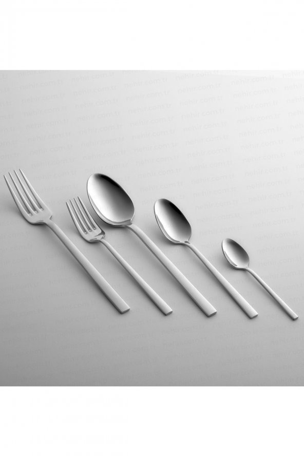 Nehir dalyan 66 parça çatal kaşık takımı - çatal kaşık bıçak seti - Resim 3