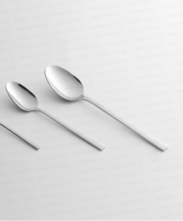 Nehir dalyan 48 parça çatal kaşık takımı - çatal kaşık seti - Resim 2