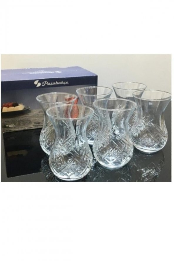 Paşabahçe timeless kesme kristal çay bardağı - 6 lı çay bardak 42881