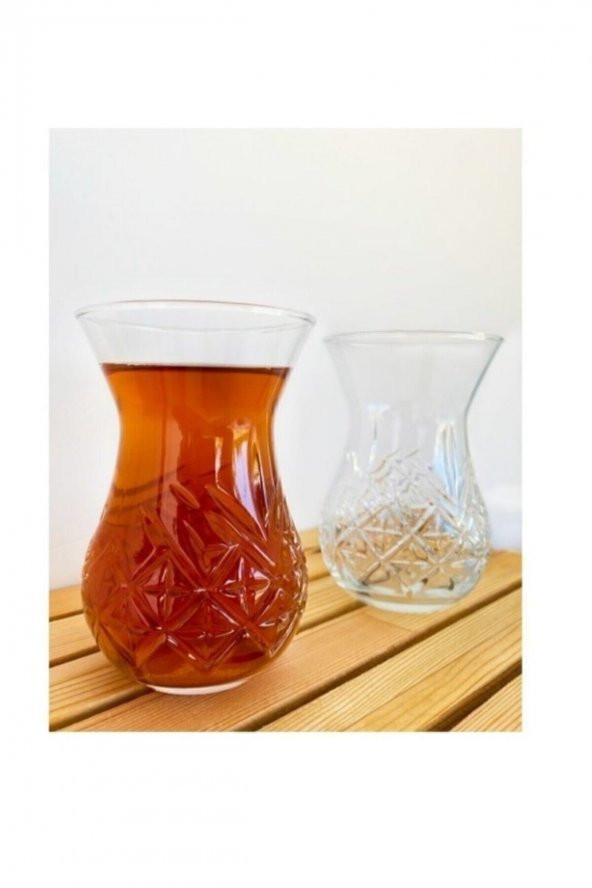 Paşabahçe timeless kesme kristal çay bardağı - 6 lı çay bardak 42881 - 2