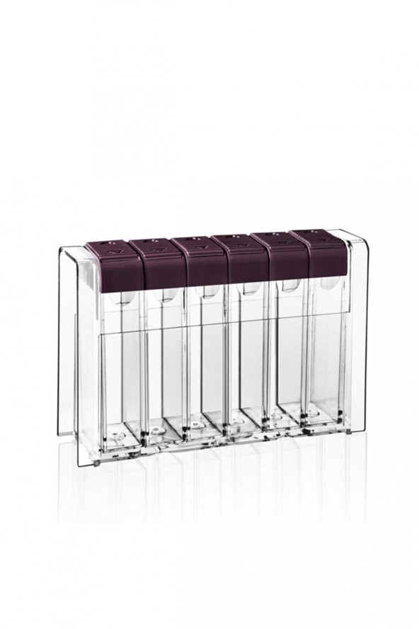 Emr mini pratik baharatlık tuzluk - baharat takımı 6 lı (bord.)