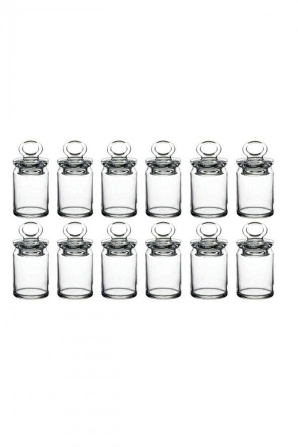 Paşabahçe kitchen mini cam vakum kapaklı kavanoz 12 li 240cc