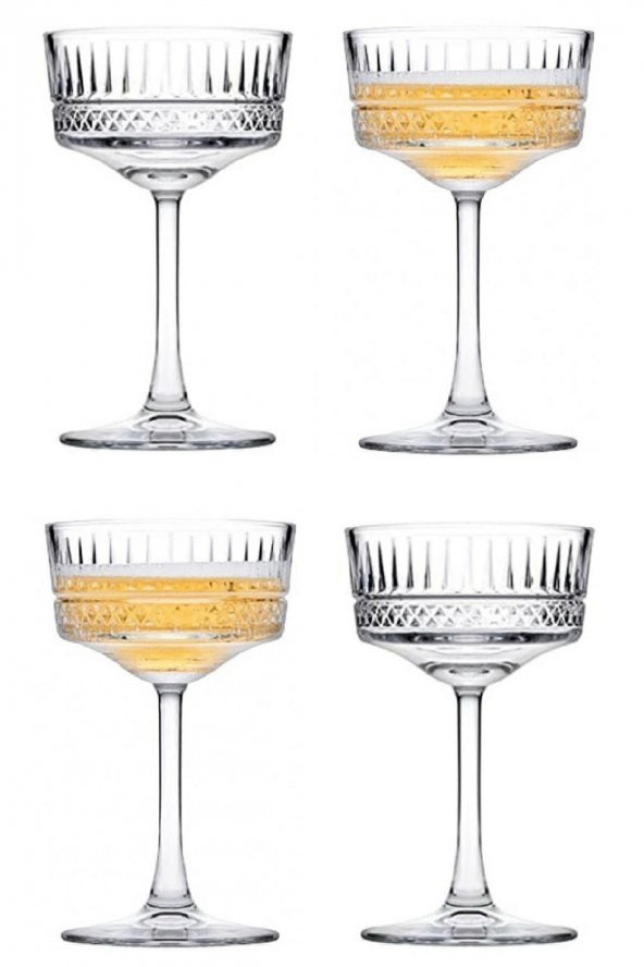 Paşabahçe elysia ayaklı kadeh bardak- sunum bardağı - çerezlik kasesi seti 8 parça - 2