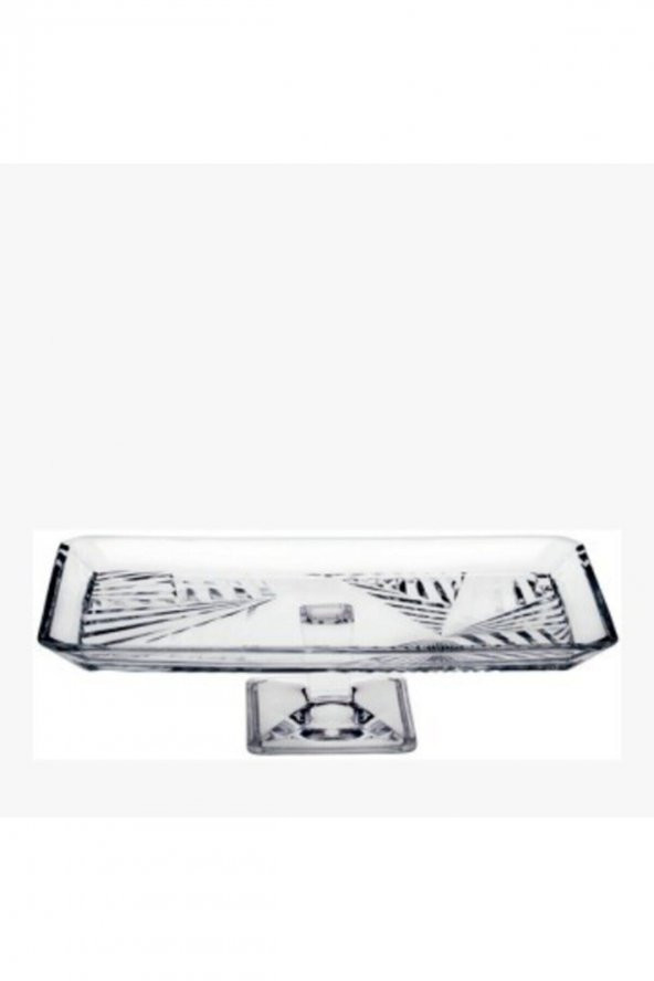 Paşabahçe madlen ayaklı ve servis tabağı- sunum tabağı seti takımı 9 prç. - Resim 3