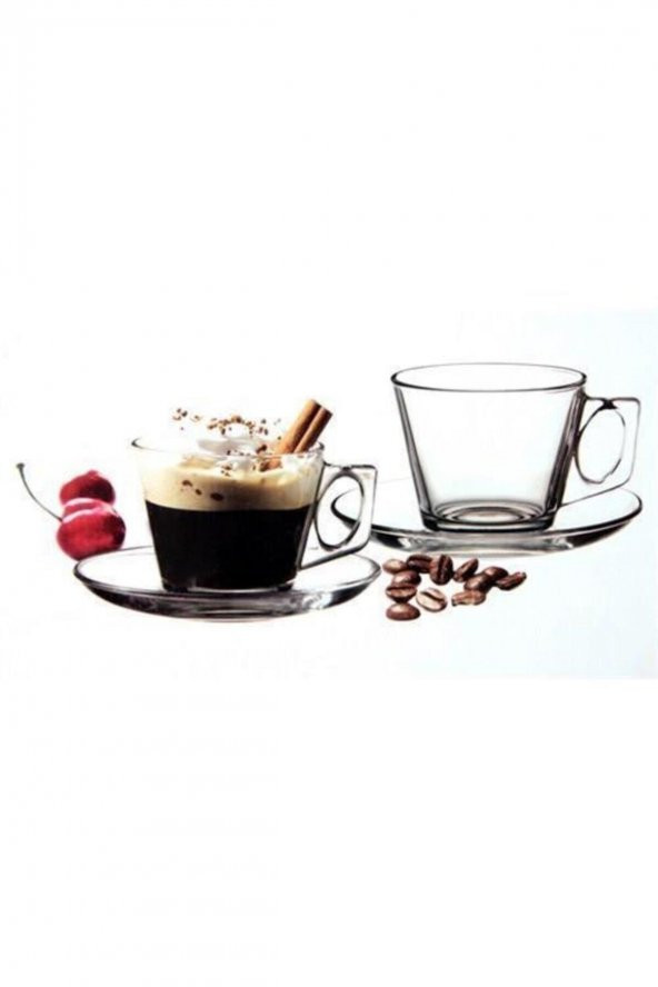 Paşabahçe vela cam çay fincanı takımı - çay fincanı seti 12 parça 97302 - 2