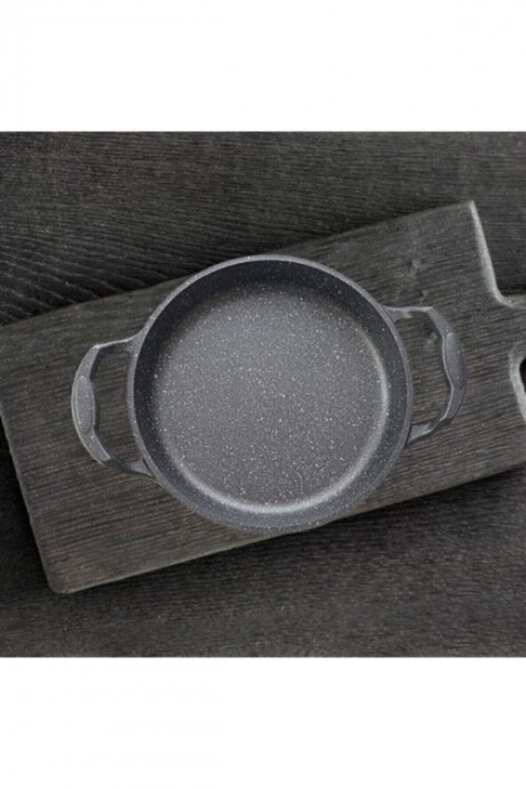 Eda 3 lü granit döküm sahan tava seti - yanmaz yapışmaz 16/18/20 cm 3 boy - 2
