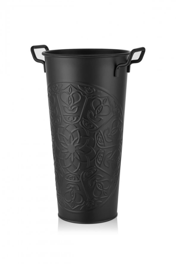 The mia vazo - 50 cm galvaniz vazo şemsiyelik siyah renk