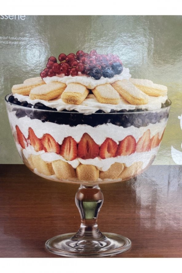 Paşabahçe petite ayaklı patisseria kurabiyelik - servis sunum kasesi - Resim 2