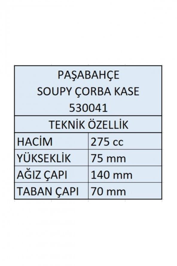 Paşabahçe çorba sütlaç pudding kasesi - cam sunum kase 6 lı 530041 - Resim 4