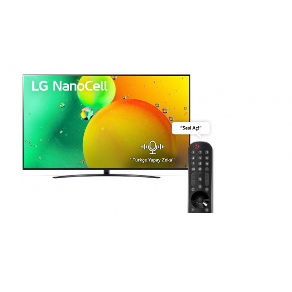 LG NanoCell 70NANO766QA 4K Ultra HD 70" 178 Ekran Uydu Alıcılı Smart LED TV