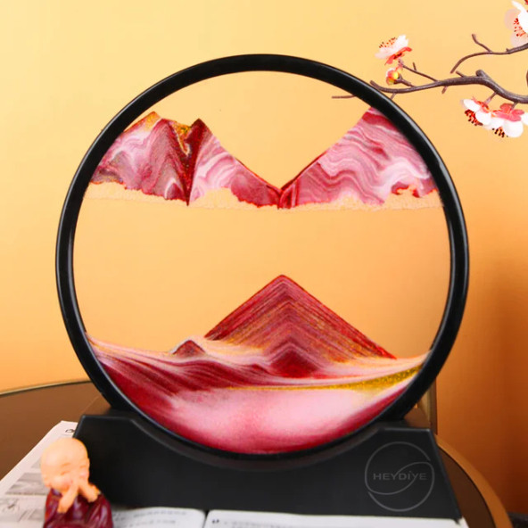 Heydiye Mistik Çöl Alegorisi Akışkan 3D Kum Tablo - 4