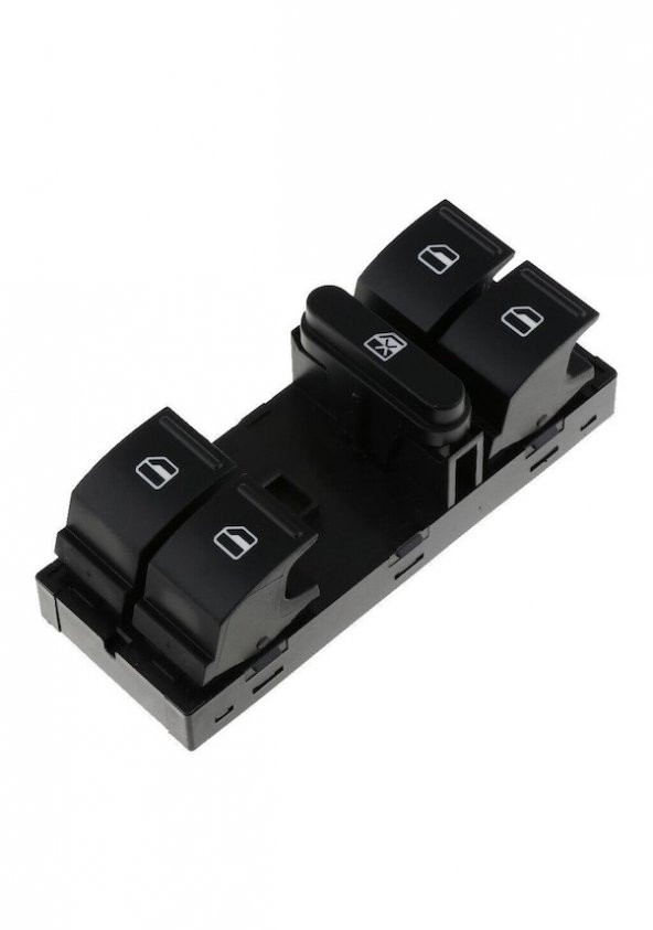 VOLKSWAGEN TİGUAN SOL DÖRTLÜ CAM DÜGMESİ ANAHTARI 2008-2014 - 1