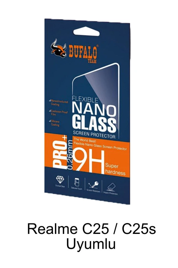 Realme C25 / C25S Uyumlu FlexiGlass Nano Ekran Koruyucu