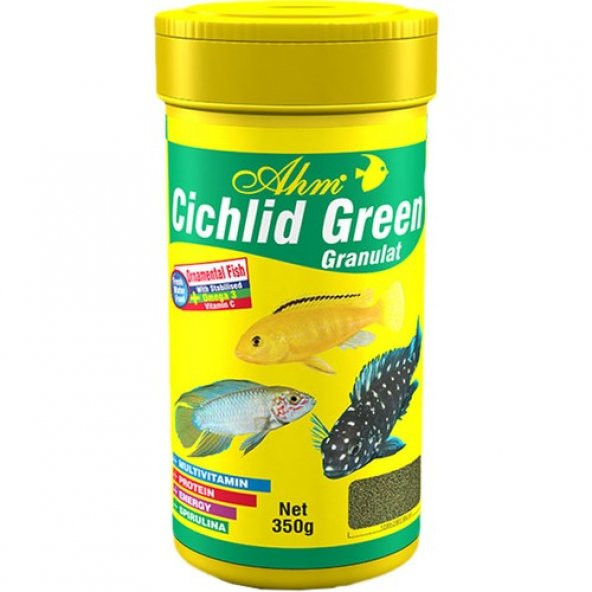 Ahm Cichlid Green Granulat 100 ml Skt:12/2025