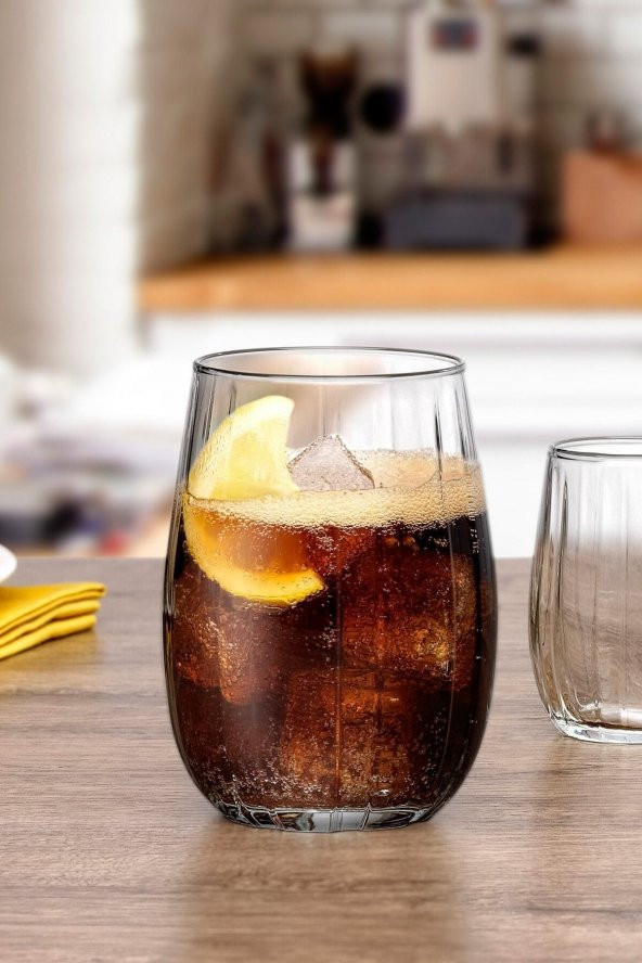 Paşabahçe linka sade su bardak 6 lı su - meşrubat bardağı 420405 380cc - Resim 3