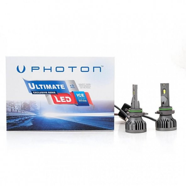 9006 PHOTON ULTIMATE Led Xenon Oto Ampul Plus 4 Beyaz