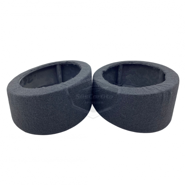 Çift Yönlü 6"x9" Oval & 16 cm Yuvarlak Hoparlör Kasnağı Üniversal Oval Hoparlör Yükseltici Altlık Takoz 2 li Set - 3