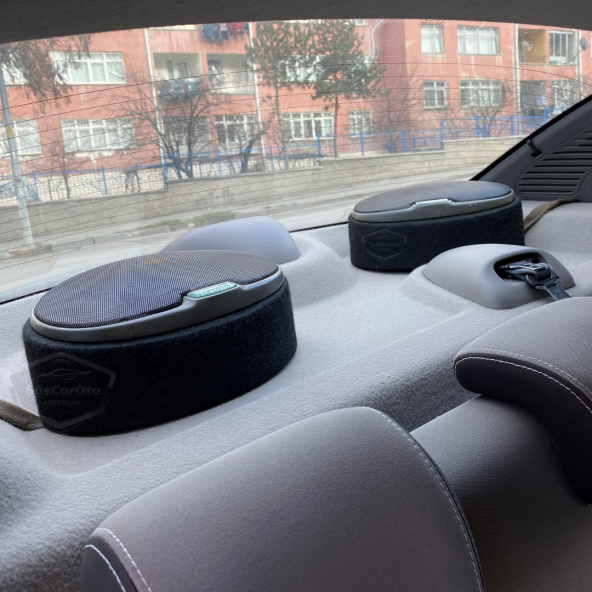 Çift Yönlü 6"x9" Oval & 16 cm Yuvarlak Hoparlör Kasnağı Üniversal Oval Hoparlör Yükseltici Altlık Takoz 2 li Set - 11