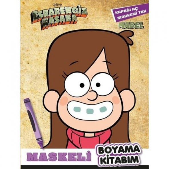 Disney - Esrarengiz Kasaba Maskeli Boyama Kitabım Mabel