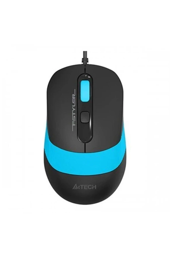 A4 Tech Nano Alıcı Kablosuz Multimedia Türkçe Klavye Mouse Seti Mavi Siyah - Resim 6