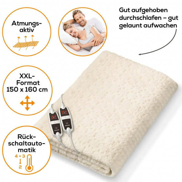 BEURER UB 56 TEDDY ISITMALI YATAK ALTI ÇİFT KİŞİLİK - 3