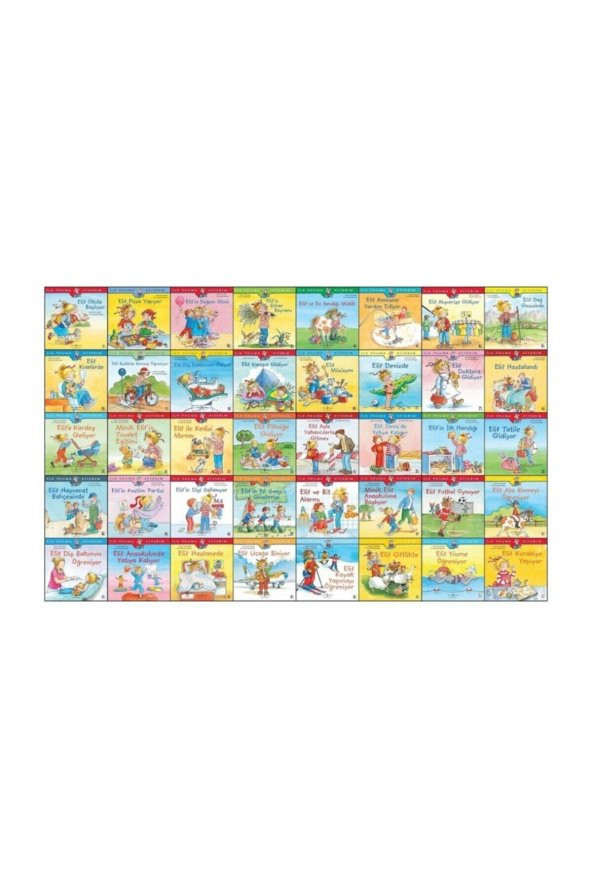 İlk Okuma Kitabım Elifin Maceraları 40 Kitap Set-Liane Schneider