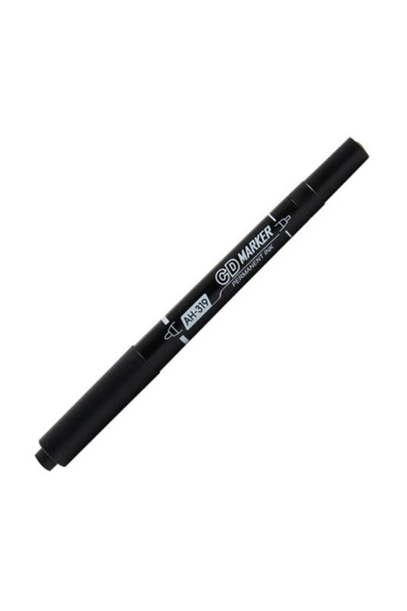 AIHAO CD KALEMİ ÇİFT TARAFLI SİYAH 12 ADET