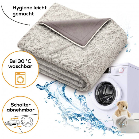 Beurer HD 150 XXL Cozy Nordic ısıtmalı battaniye - 4