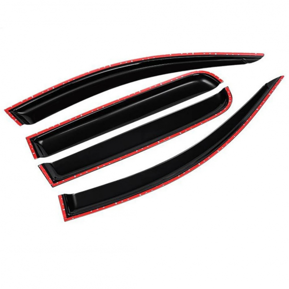 Cam Rüzgarlığı Ford Focus 2 2004-2010 Sedan Mügen Tip Piano Black - 2