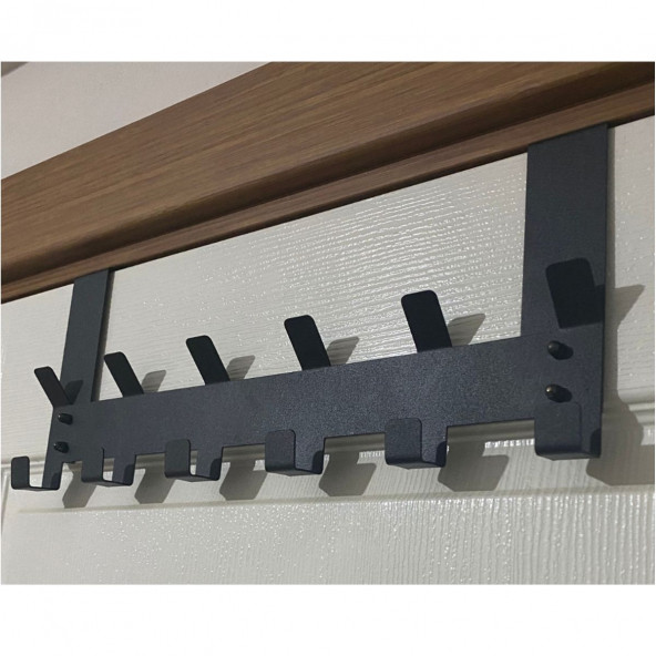 RİSİNGMABER Metal Amerikan Kapı Arkası Vidalı Askılık ve Banyo Kapı Arkası Vidalı Askılık - 2