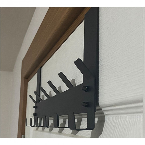 RİSİNGMABER Metal Amerikan Kapı Arkası Vidalı Askılık ve Banyo Kapı Arkası Vidalı Askılık - 5