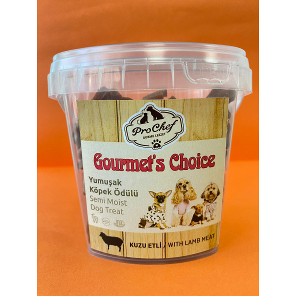 ProChef 200 Gr Kuzu Etli Gourmet's Choice Köpeklerin Eğitimi Için Yarı Yumuşak Köpek Ödül Maması