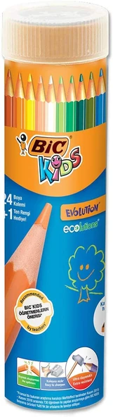 Bic Kids Evolution Kuru Boya Kalemi 24+1 Metal Tüp /BİC.958190 ürün görseli