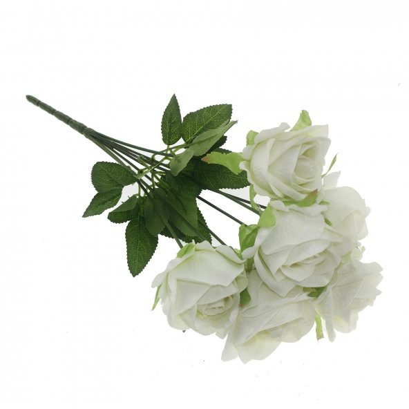 Yapay Gül Demedi 7 Dallı Krem - 2