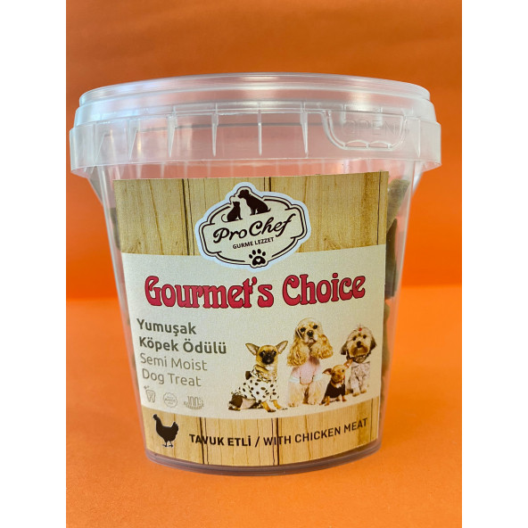 ProChef 3'lü Set 200 Gr Dana Kuzu Tavuk Etli Gourmet's Choice Köpeklerin Eğitimi Için Yarı Yumuşak Ödül Mama - 4