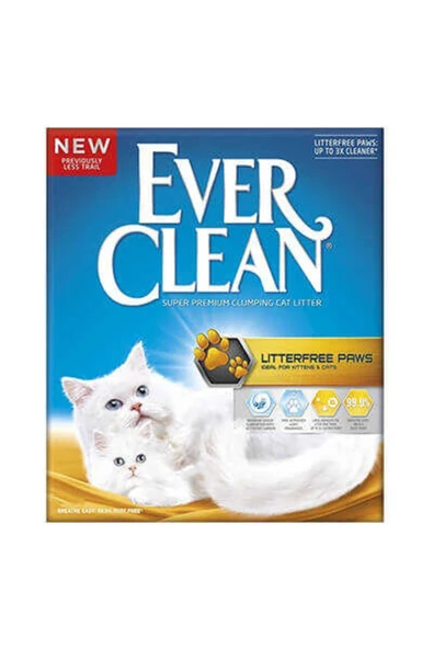 Ever Clean LitterFree Paws İz Bırakmayan Kalın Taneli Topaklaşan Kedi Kumu 10 L