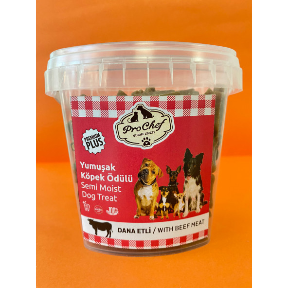 Prochef 3'lü Set 200 Gr Dana Kuzu Tavuk Etli Premium Plus Köpeklerin Eğitimi Için Yarı Yumuşak Ödül Mama - 2