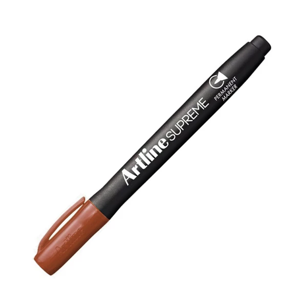 Artline Supreme Kalıcı Markör 1 mm - Kahverengi