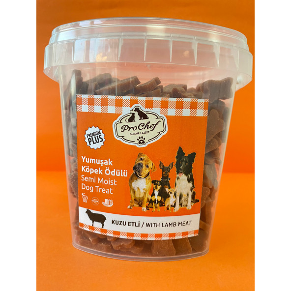 ProChef 3'lü Set 400 Gr Dana Kuzu Tavuk Etli Premium Plus Köpeklerin Eğitimi İçin Yarı Yumuşak Ödül Mama - 3