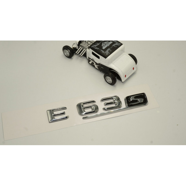 Benz E 63S Bagaj Krom Metal 3M 3D Yazı Logo - 2