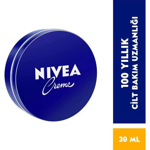 Nivea Creme Tüm Ciltler için Nemlendirici Krem 30ML