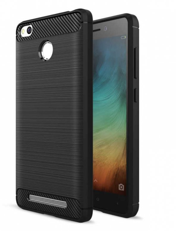ZORE ROOM REDMI 3 PRO SİYAH SILIKON KAPAK