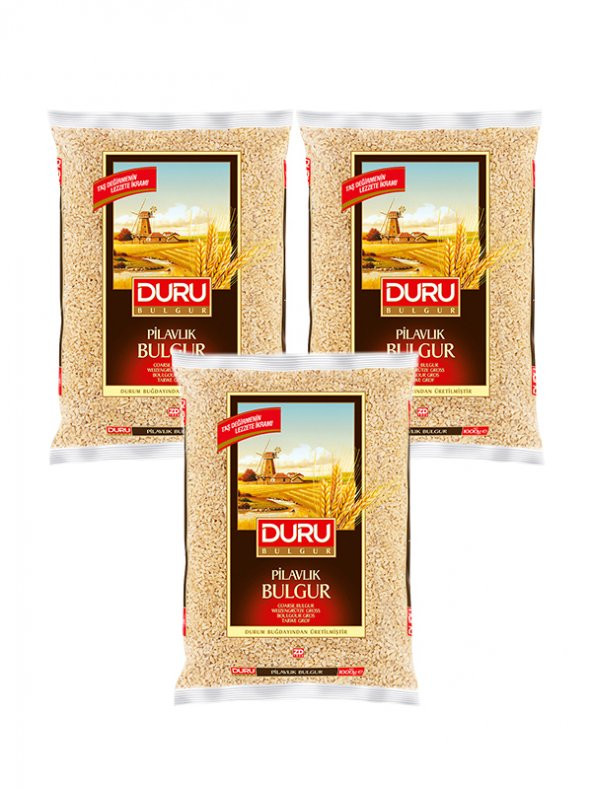 PİLAVLIK BULGUR, 3x1000 gr ürün görseli