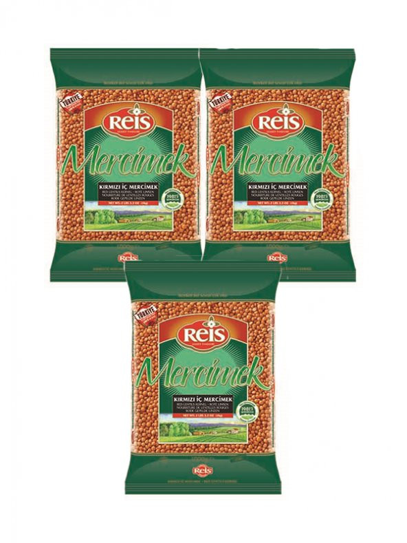 KIRMIZI MERCİMEK, 3x1 kg ürün görseli