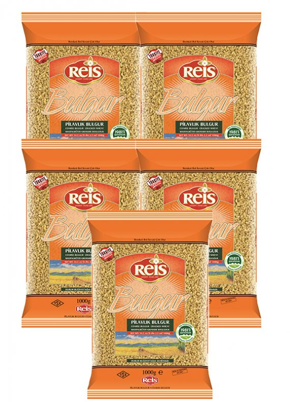 PİLAVLIK BULGUR, 5x1 kg ürün görseli