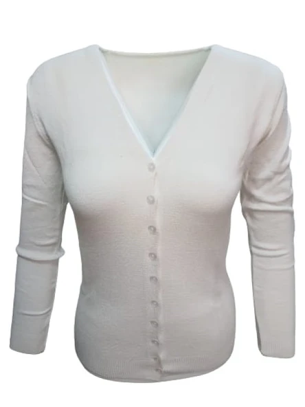 Seyhan 333 Kadın Merserize Önden Düğmeli Triko Hırka ürün görseli