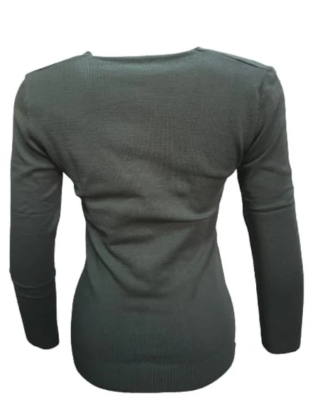 Seyhan 333 Kadın Merserize Önden Düğmeli Triko Hırka - Resim 12